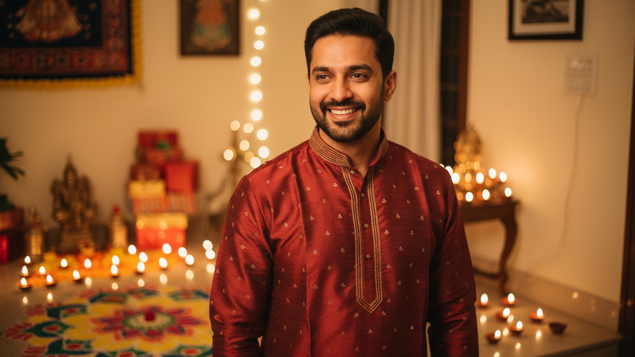 Best Men's Kurtas for Diwali 2026: Dress to Impress This Festive Season