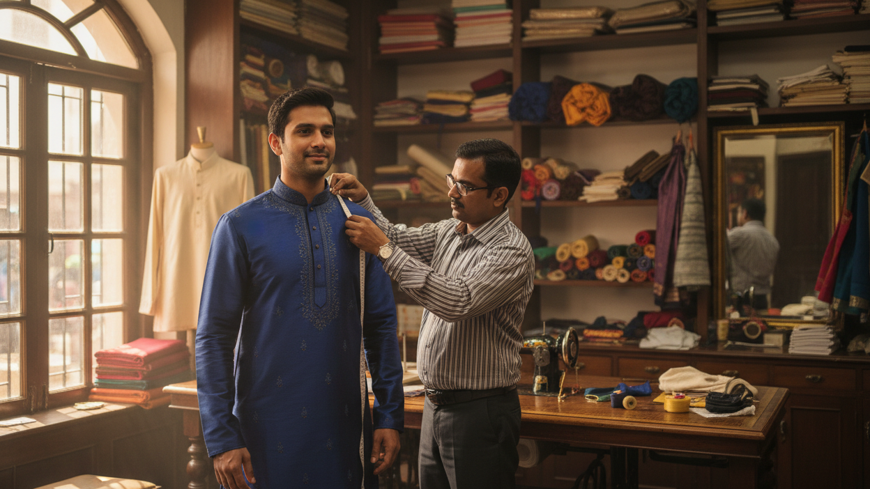 How to Choose the Perfect Kurta Size: The Complete Men's Fit Guide