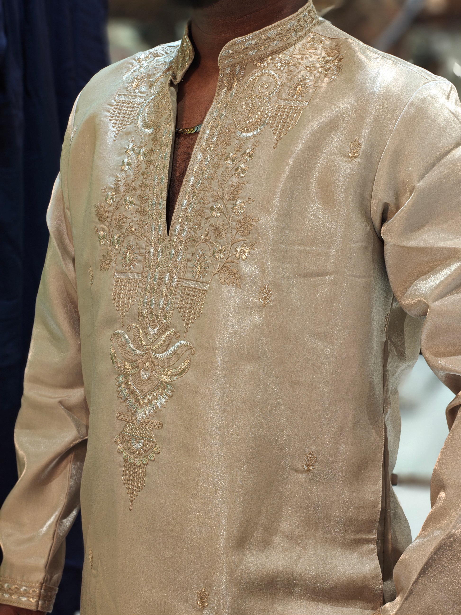 Premium Embroidered Festive Kurta