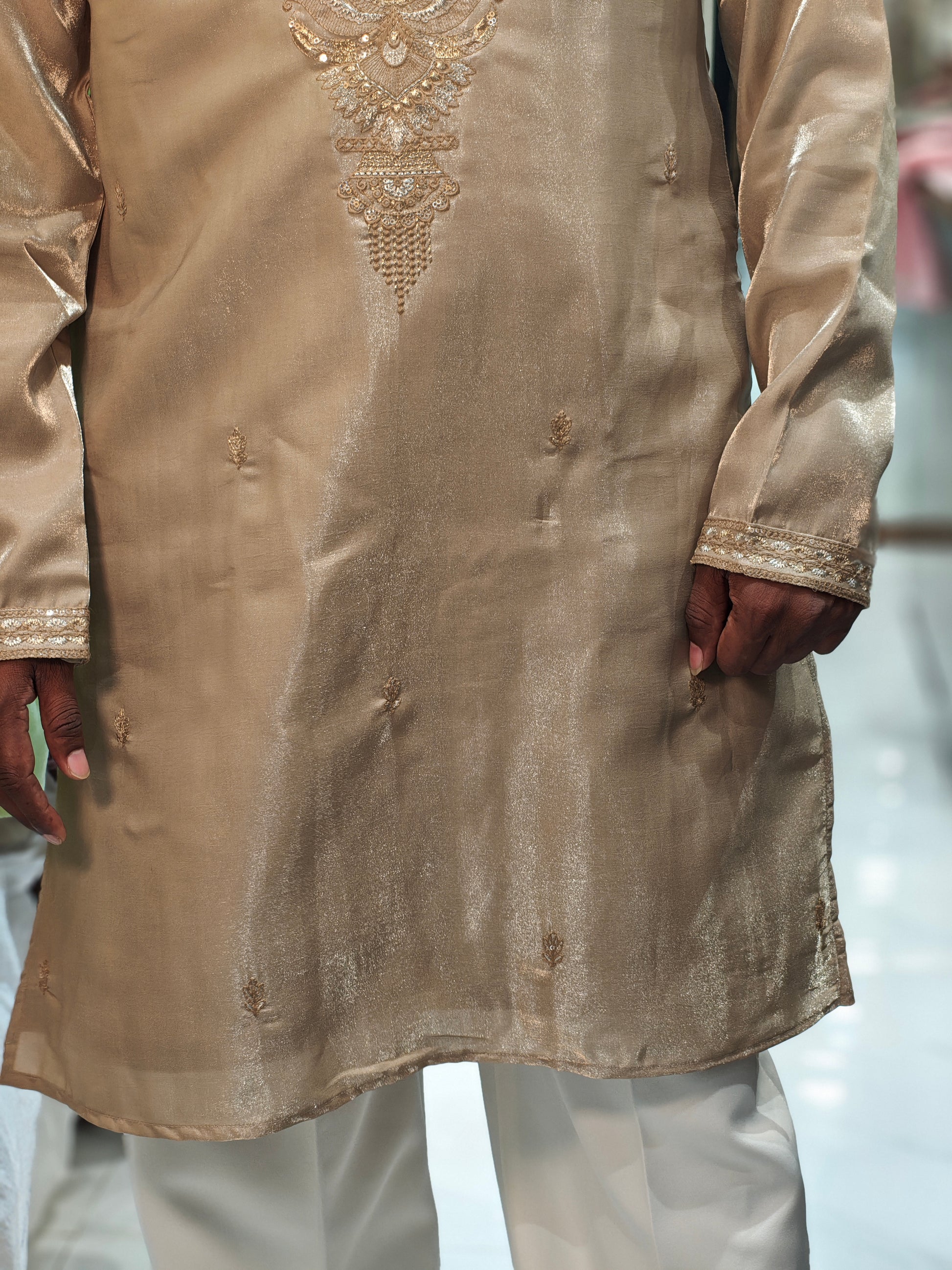 Premium Embroidered Festive Kurta