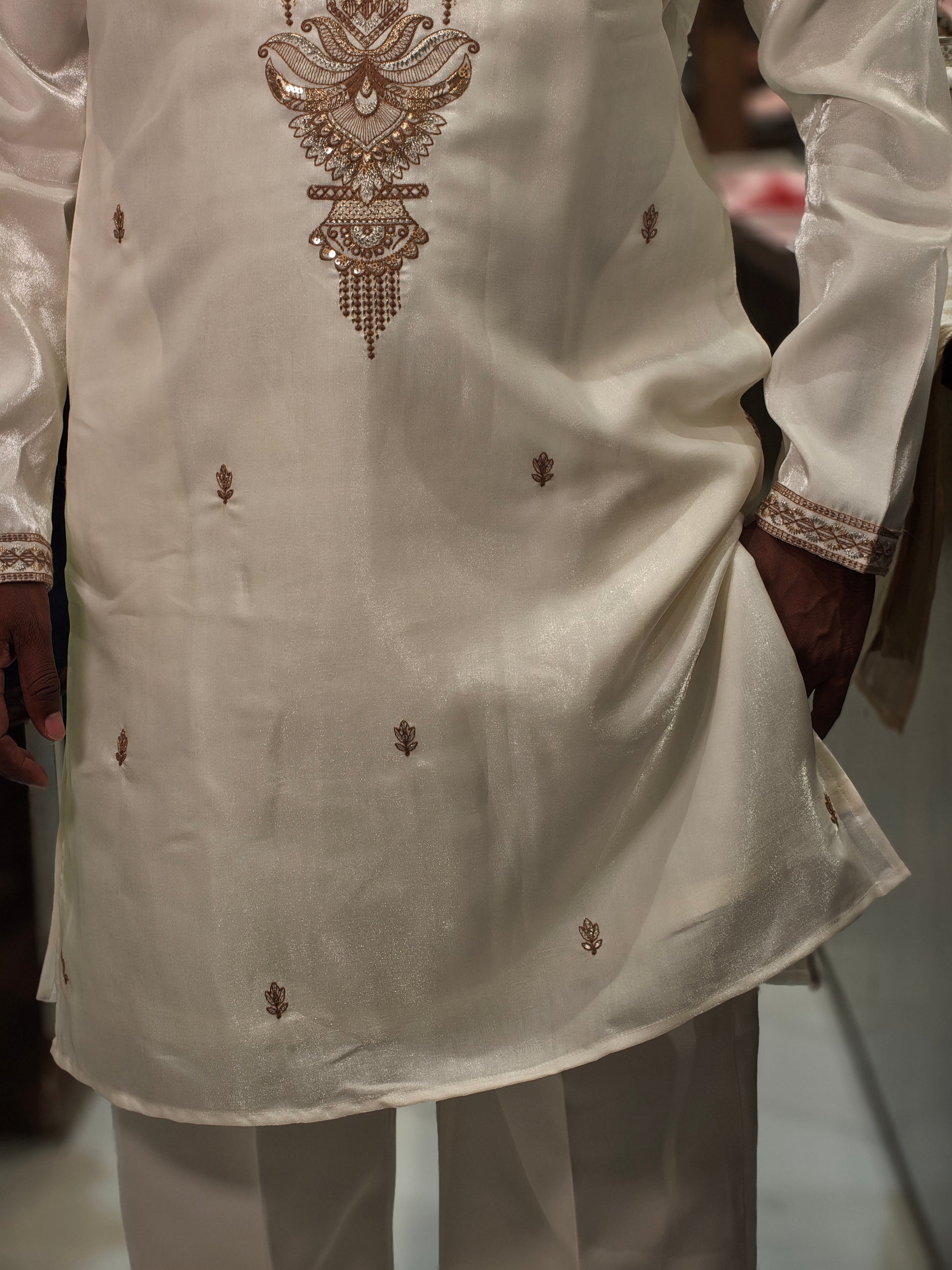Premium Embroidered Festive Kurta