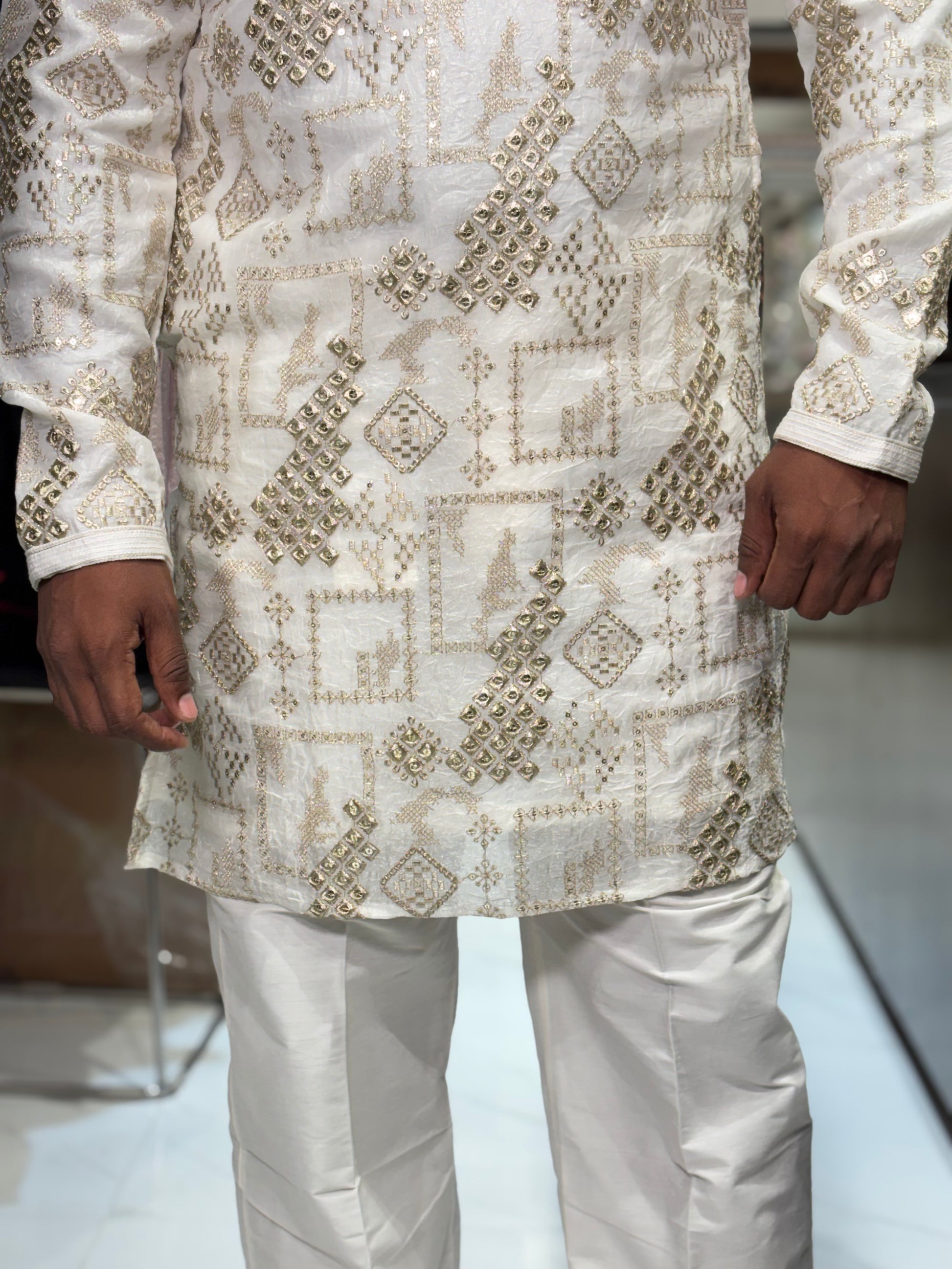Men’s Premium Heavy Embroidered Ethnic Kurta | Festive & Wedding Wear