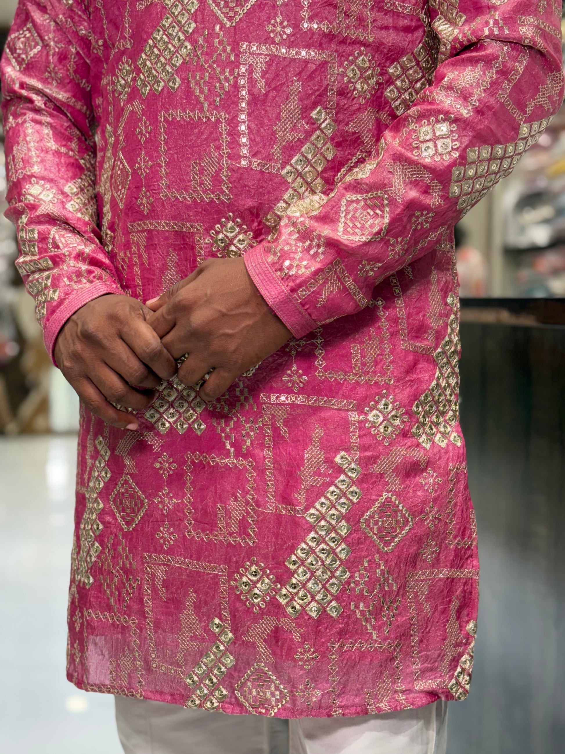 Men’s Premium Heavy Embroidered Ethnic Kurta | Festive & Wedding Wear