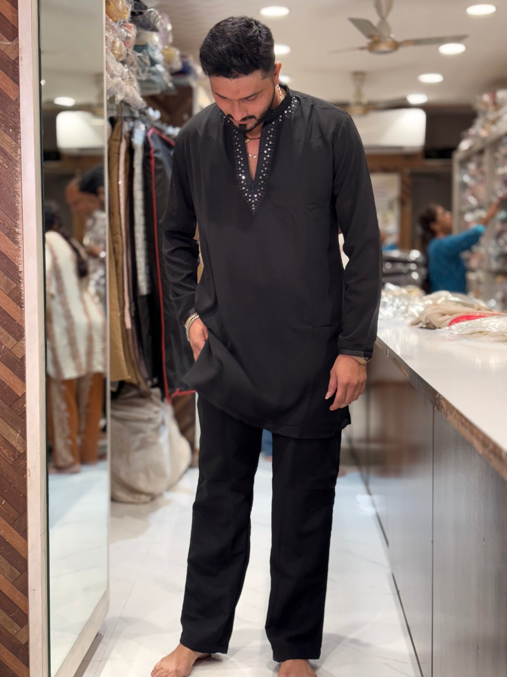 Premium Lachka Silk Kurta Pant Set