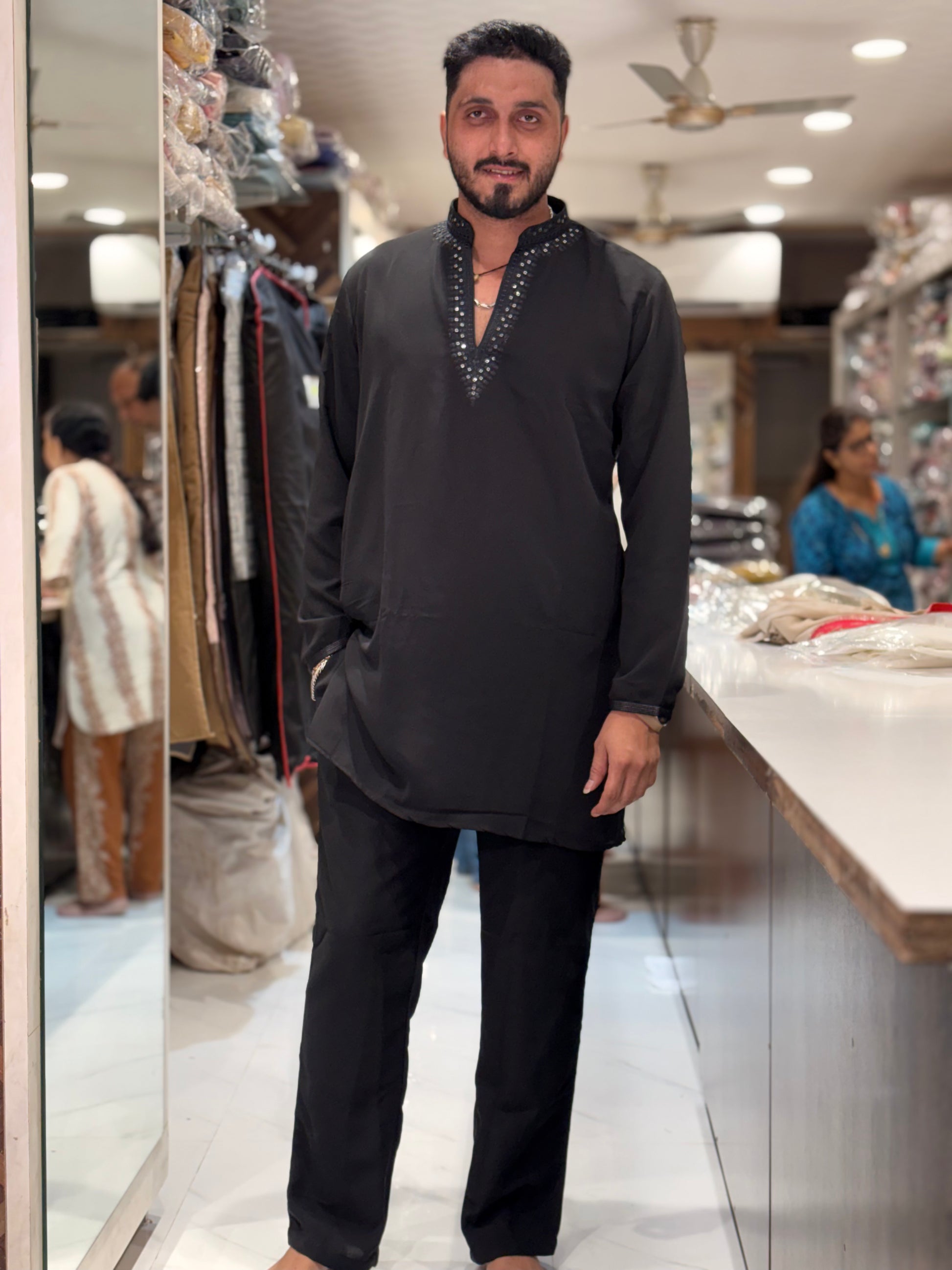 Premium Lachka Silk Kurta Pant Set