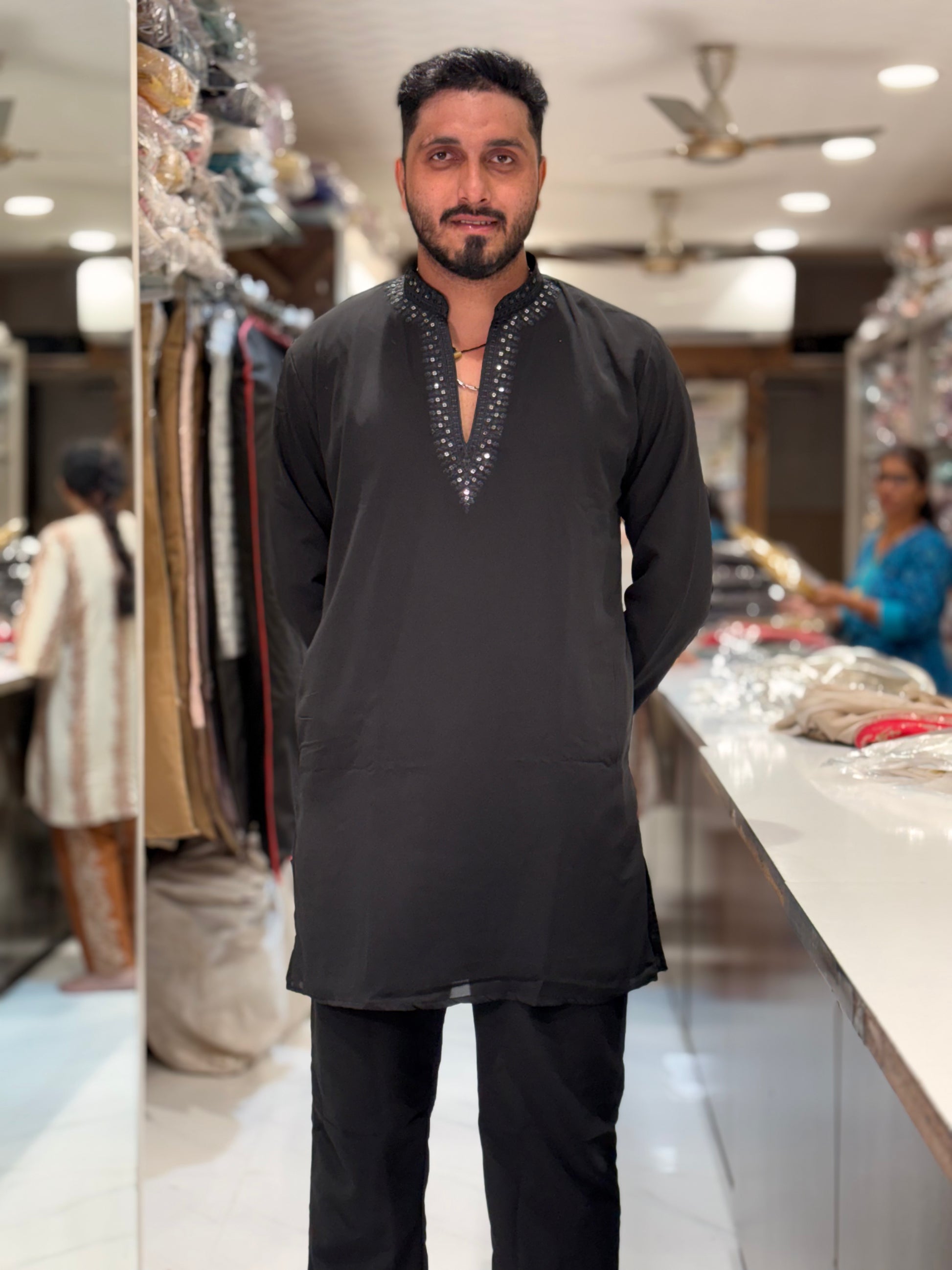 Premium Lachka Silk Kurta Pant Set