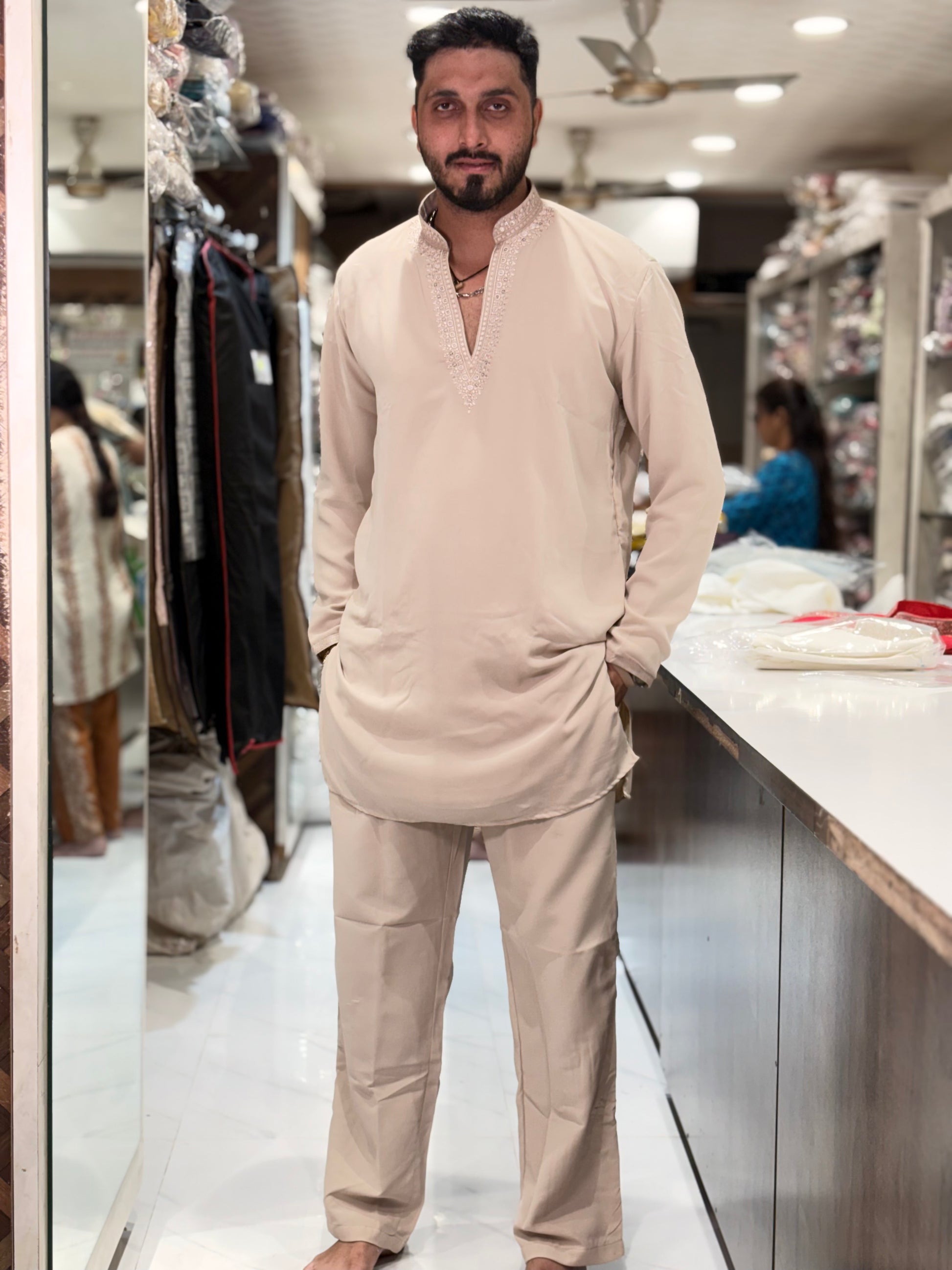 Premium Lachka Silk Kurta Pant Set