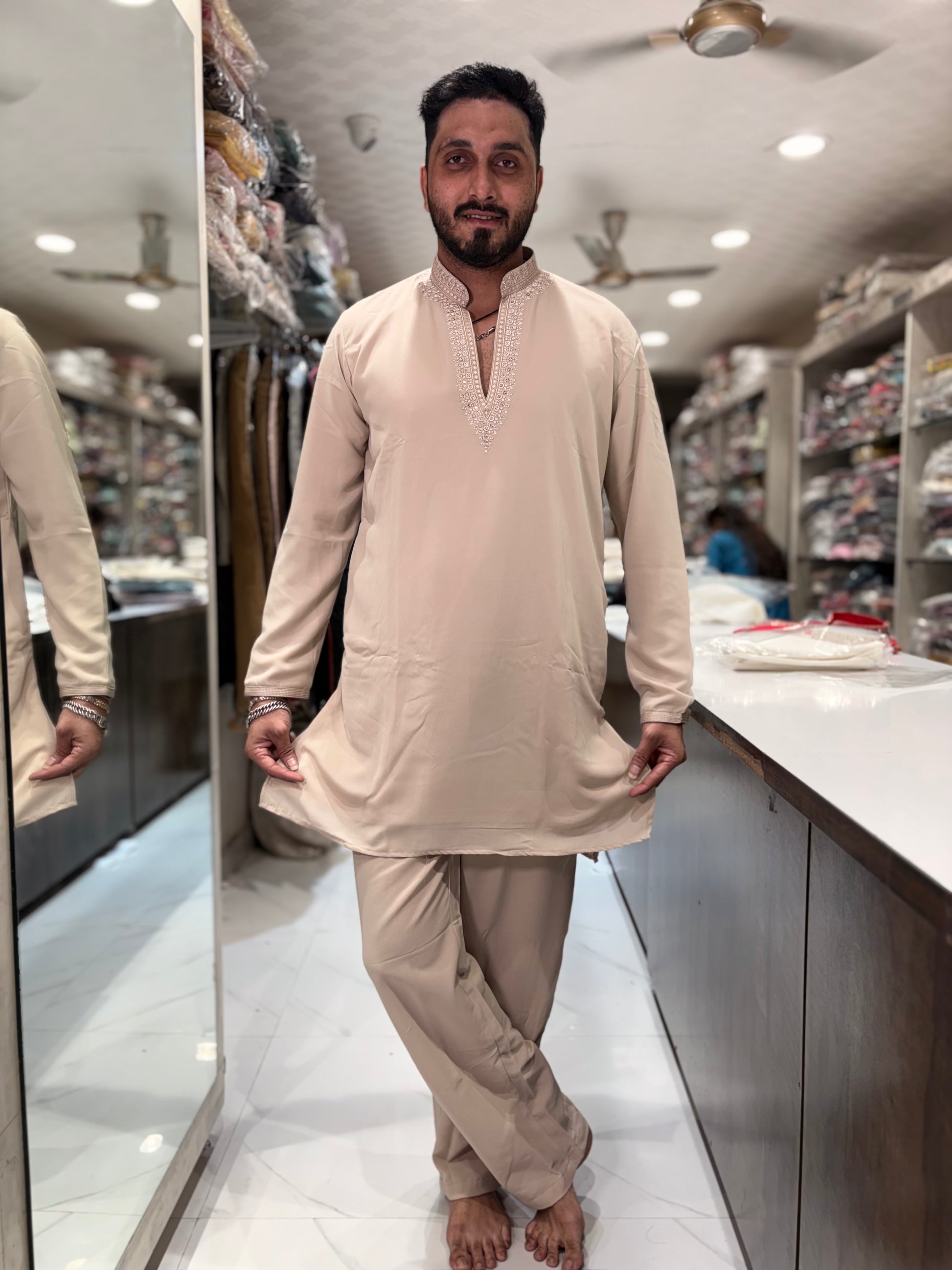 Premium Lachka Silk Kurta Pant Set