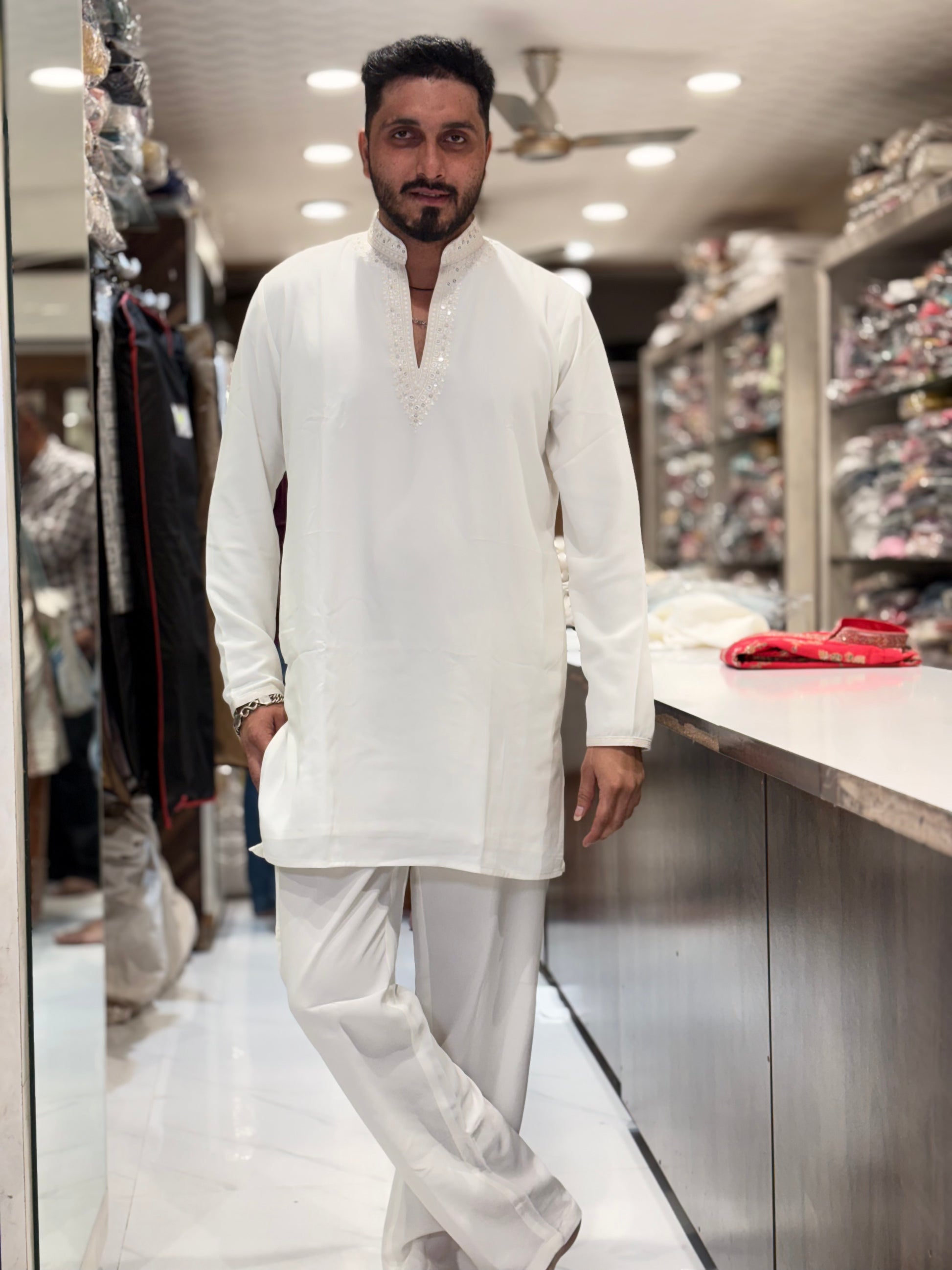 Premium Lachka Silk Kurta Pant Set