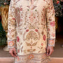 THE IMPERIAL BEIGE RESHAM SILK SHORT-LENGTH SILK KURTA