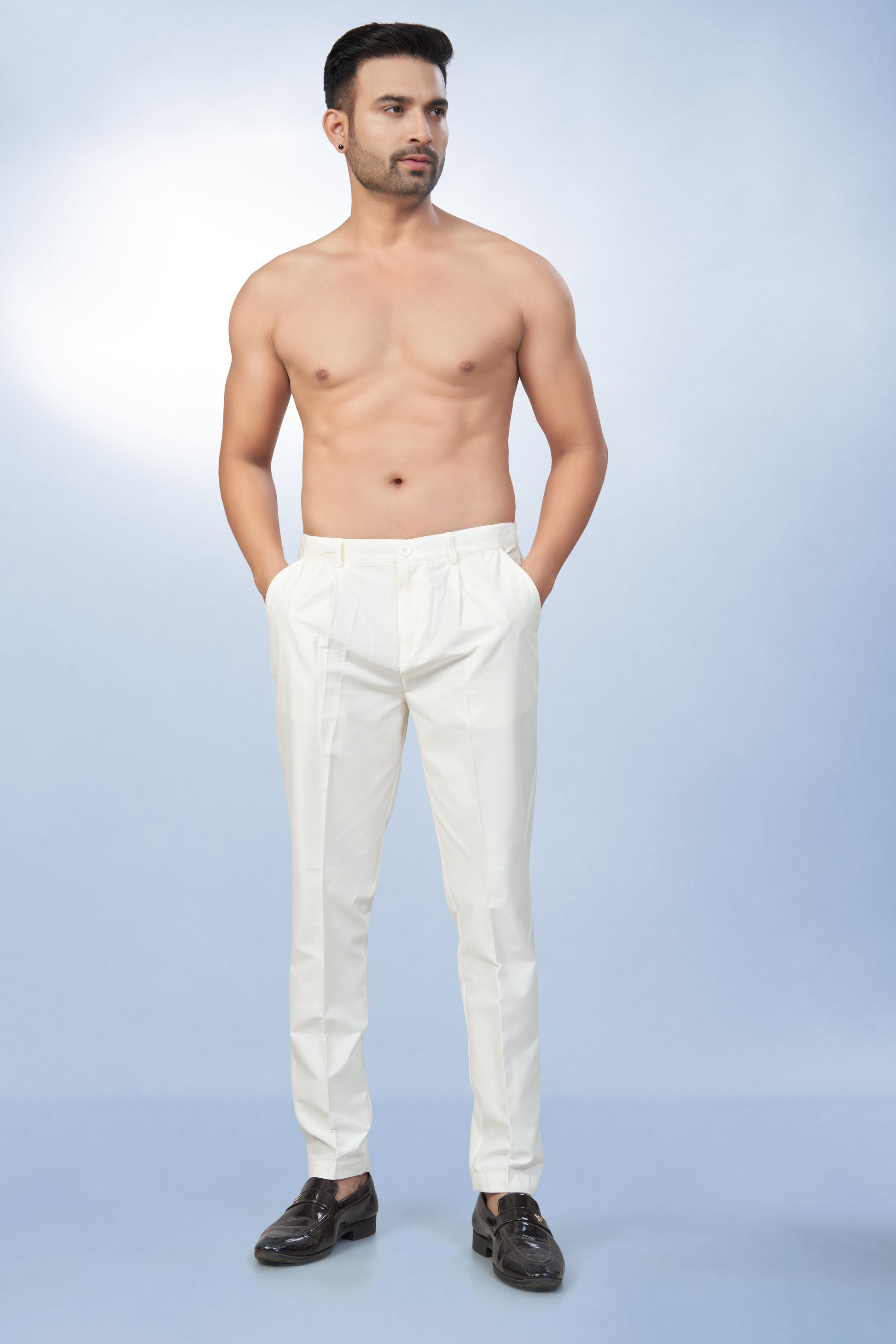 Slim-Fit Pleated Polo Pant (Trousers)