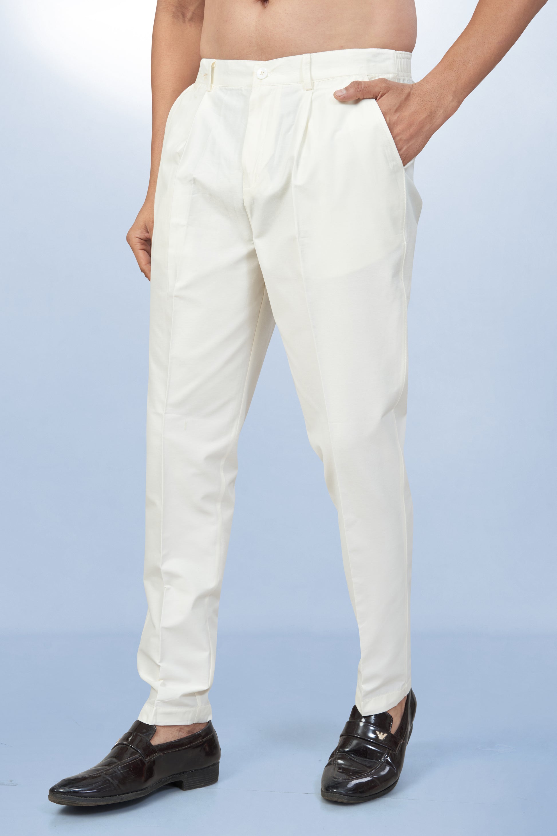 Slim-Fit Pleated Polo Pant (Trousers)